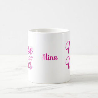 Caneca De Café Nome personalizado do Enfermeiro Vibes