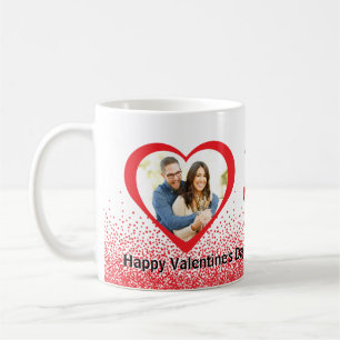 Caneca De Café Nome personalizado e Dia de os namorados de fotos