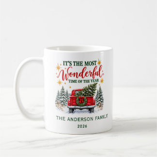 Caneca De Café Nome personalizado e Natal do ano 