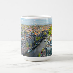 Caneca De Café Nome personalizado e texto Amesterdã