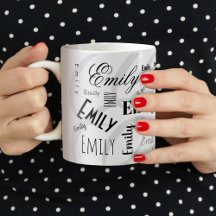 Nome Personalizado Emily Mug