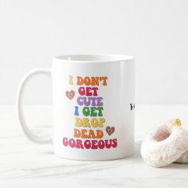 Caneca De Café Nome personalizado Engraçado LGBTQ Orgulho LGBTQ C