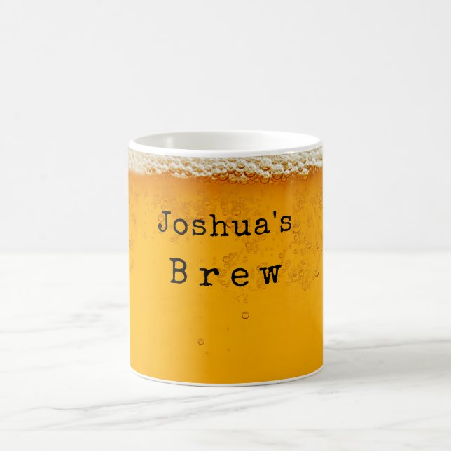 Caneca De Café Nome Personalizado/ Geração de Bar de Cerveja (Centro)