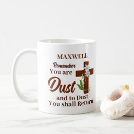 Caneca De Café Nome Personalizado Lembre-Se De Que Você Está Com