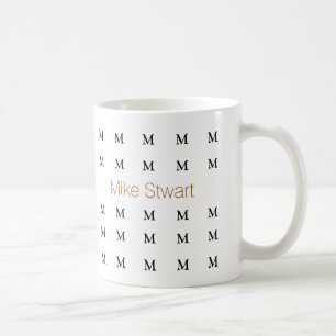 Caneca De Café nome personalizado limpo . personalizado