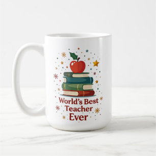 Caneca De Café Nome Personalizado – Melhor Professor do Mundo