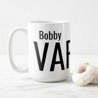 Caneca De Café Nome Personalizado Moderno e Ousado