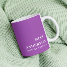 Nome Personalizado Moderno Objeto de Professores d