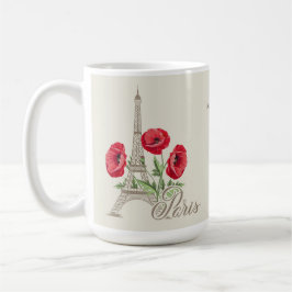 Caneca De Café Nome personalizado Mugs Paris France