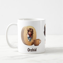 Caneca De Café Nome Personalizado & O Manhã Sonolenta Personagem 