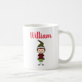 Caneca De Café nome personalizado personalizado de feriado natalí
