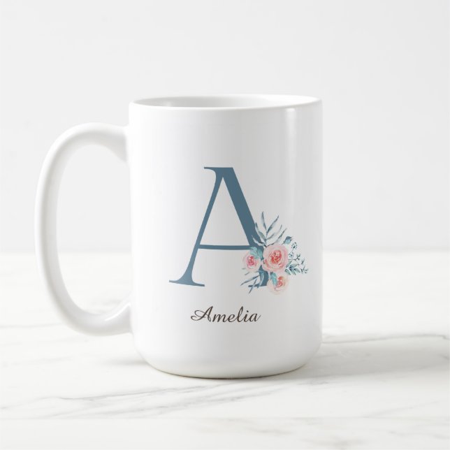 Caneca De Café Nome personalizado, primo com afirmações (Esquerda)