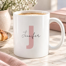 Nome Personalizado Rosa Soft Pink Letra Inicial El
