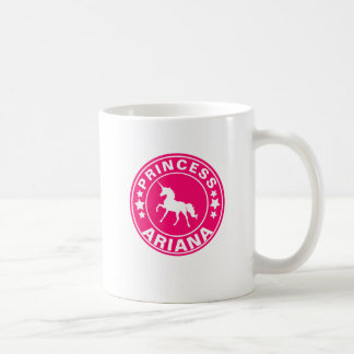 Caneca De Café Nome Personalizado Unicorn Princesa Rosa Personali