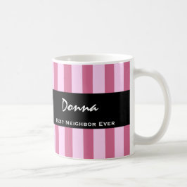 Caneca De Café Nome Personalizado V09 da Melhor VIZINHANÇA Alguma