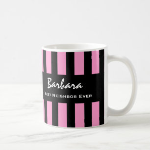 Caneca De Café Nome Personalizado V23 da Melhor VIZINHANÇA Algum