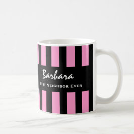 Caneca De Café Nome Personalizado V23 da Melhor VIZINHANÇA Alguma