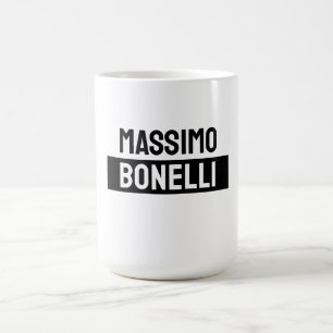 Caneca De Café Nome Próprio Minimalista Moderno Simples Preto Bra