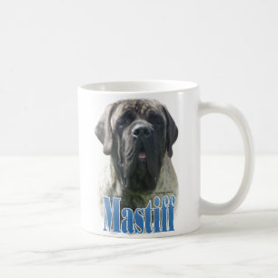 Caneca De Café Nome (rajado) do Mastiff