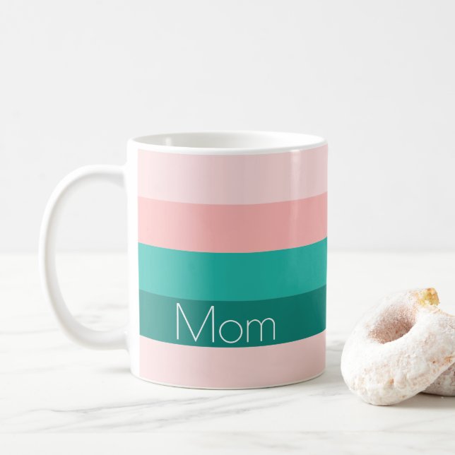 Caneca De Café Nome Rosa (Com Donut)