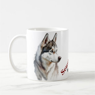 Caneca De Café Nome Simples da Tipografia Legal Moderna de Pet