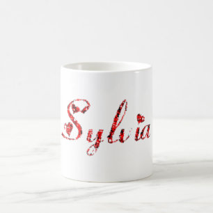 Caneca De Café Nome Sylvia