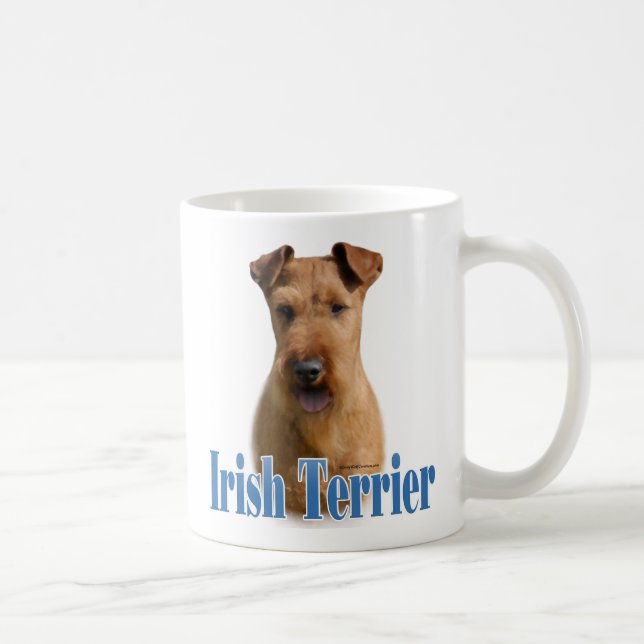 Caneca De Café Nome Terrier irlandês (Direita)