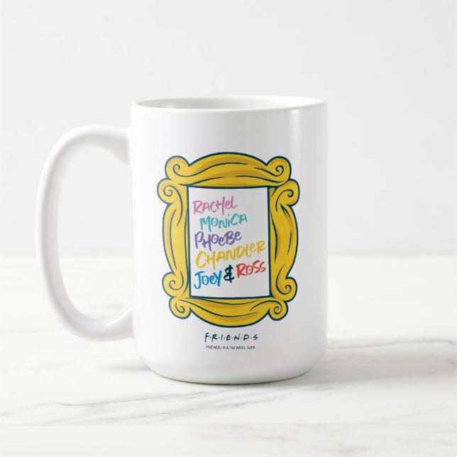 Caneca De Café Nomes AMIGOS™ em Peephole (Esquerda)
