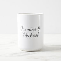 Nomes de Casal de Caligrafia Chic Adorável Casamen