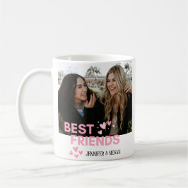 Caneca De Café Nomes personalizados cor-de-rosa cor-de-foto dos m