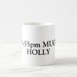 Caneca De Café Nomes personalizados em Coffee Mug. Bebendo do Off<br><div class="desc">Nomes personalizados em Coffee Mug. Bebendo de escritório para colegas de trabalho ou chefe. Mude o nome para o seu e divirta-se com amigos no trabalho ou faça um nome engraçado para eles como uma piada ou um presente de escritório.</div>