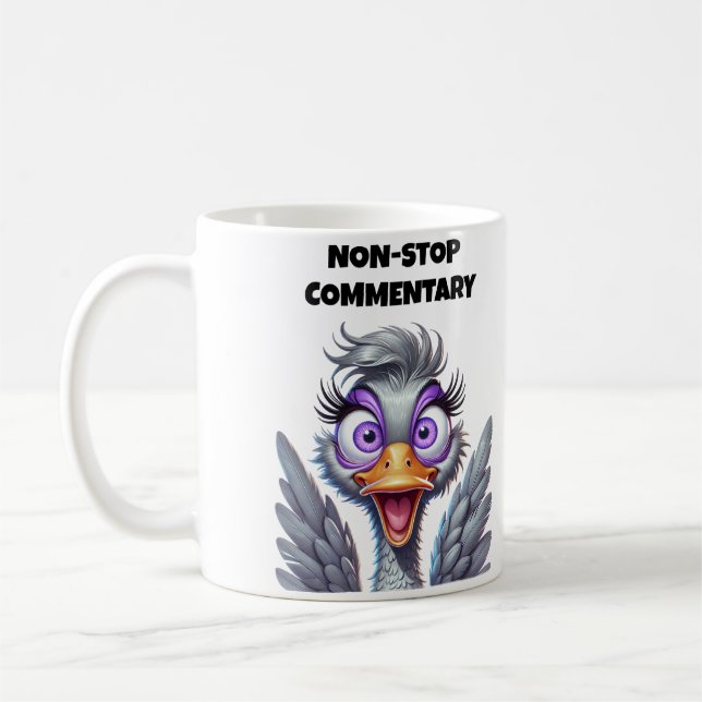 Caneca De Café Non-Stop Commentary Mom (Esquerda)