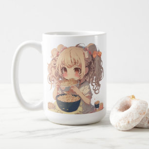 Caneca De Café Noodles de Ramen de Animação Personalizados