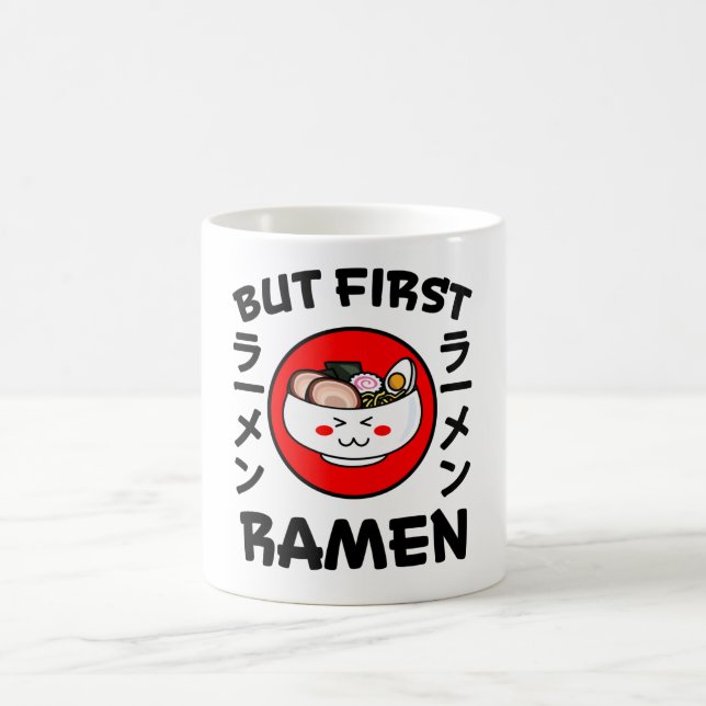 Caneca De Café Noodles Kawaii Anime Manga Funny Cute Japan Otaku (Centro)