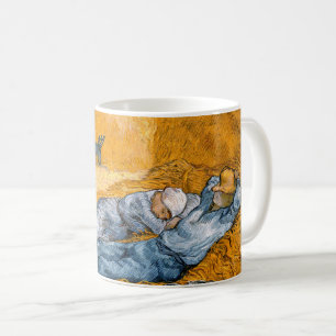 Caneca De Café Noon, descansar do trabalho de Vincent Van Gogh