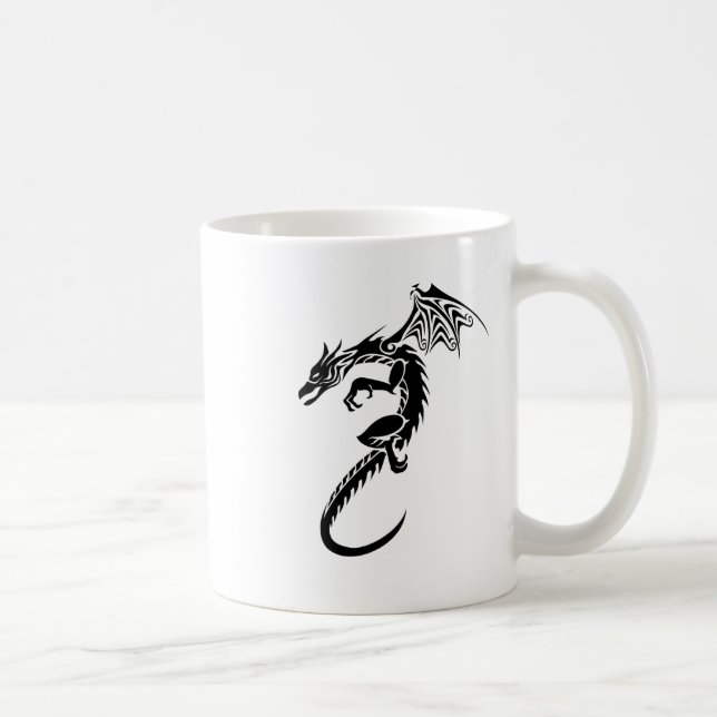 Caneca De Café Norbert o dragão preto (Direita)