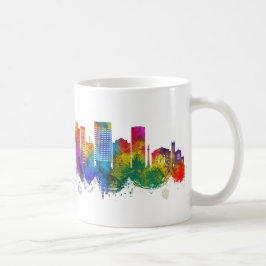 Caneca De Café Norfolk Virginia Skyline