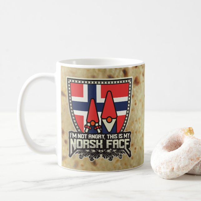 Caneca De Café Norsk Face (Com Donut)