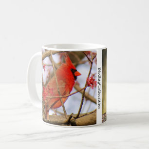 Caneca De Café Norte Cardinal Mug II por BirdingCollectibles
