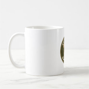 Caneca De Café Norte Flicker Vintage Forest Crachá