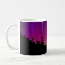 Caneca De Café Norte Luzes Aurora Borealis StarNight Sky