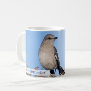 Caneca De Café Norte Mockingbird Psalm 40:3 KJV