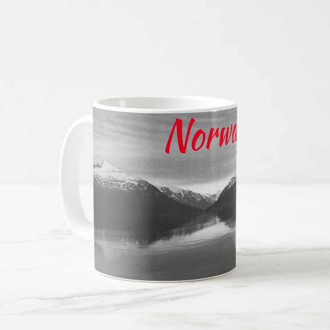 Caneca De Café Norte Noruega (Frente Esquerda)