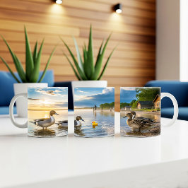 Caneca De Café Norte Pintail Dups Digital Mug Wrap Design