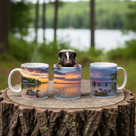 Caneca De Café Norte Pintail Dups Digital Mug Wrap Design