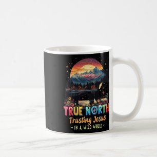 Caneca De Café Norte Verdadeiro Confiar em Jesus Em Um Mundo Selv