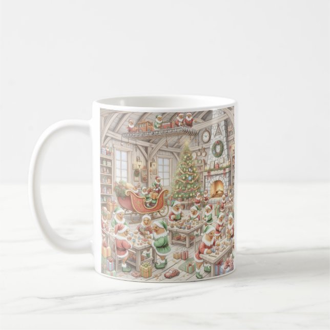 Caneca De Café North Pole Chickens, Coffee Mug (Esquerda)
