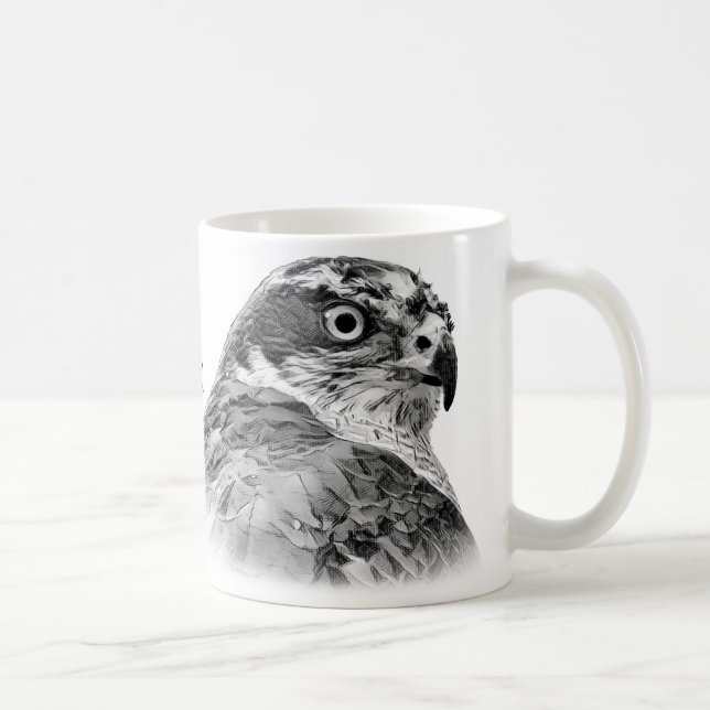 Caneca De Café Northern Goshawk (Direita)