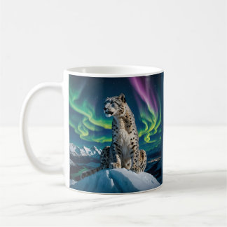 Caneca De Café “Northern Sky Wanderer” – Snow Leopard Portrait