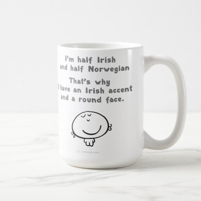 Caneca De Café norueguês irlandês (Direita)